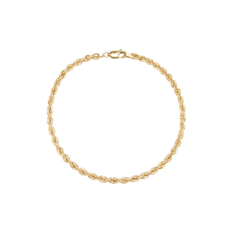 Hollow Rope Chain and Bracelet Box Set in 10K Yellow Gold – Image 5 of 5