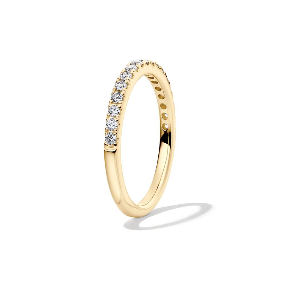 1/3 ct. tw. Lab Grown Diamond Band in 14K Yellow Gold – Image 3 of 4
