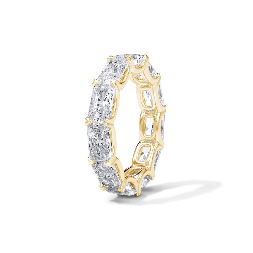 Lab Grown Diamond East-West U-Prong Eternity Band in 14K Yellow Gold (7 1/7 ct. tw.) – Image 3 of 4