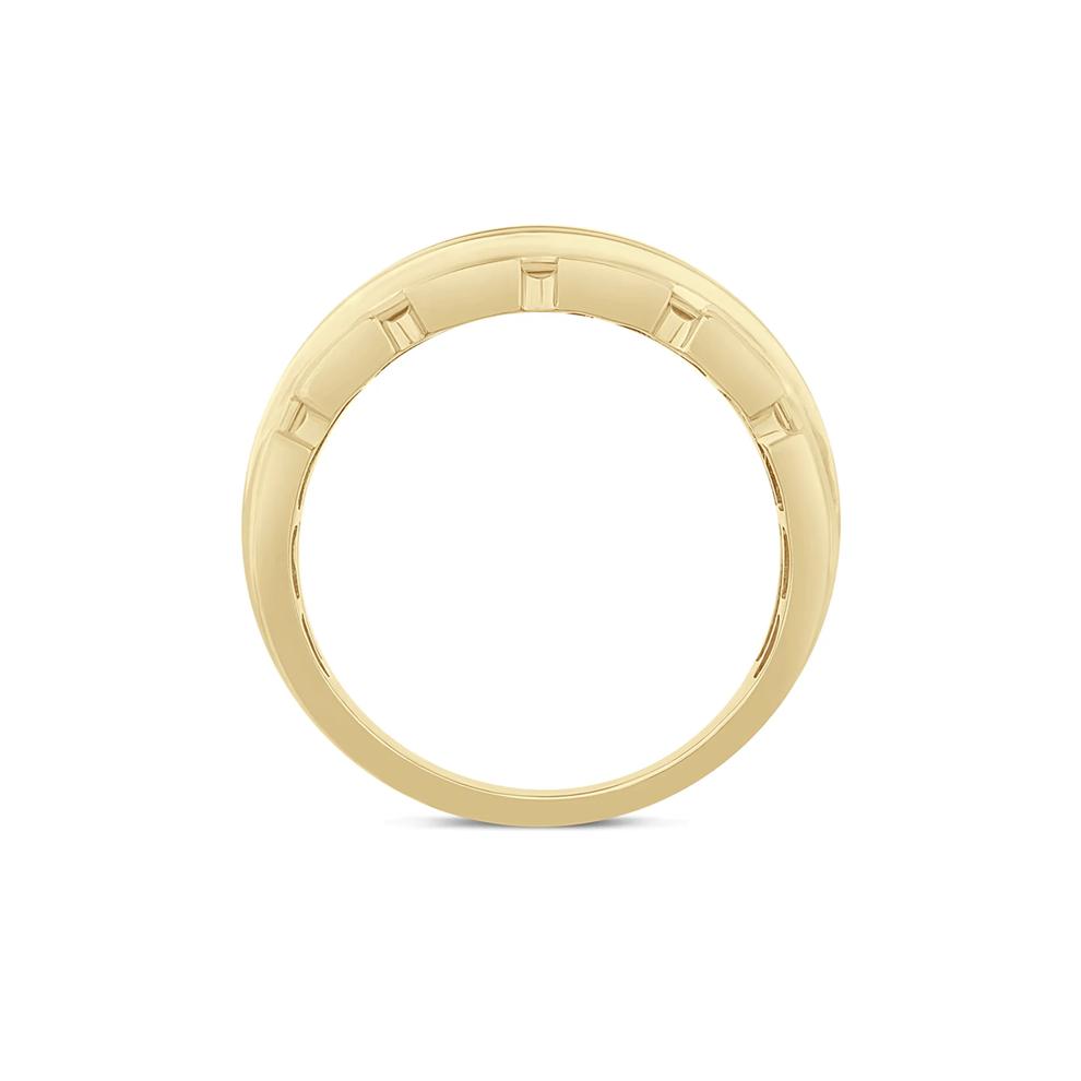 Men&rsquo;s Lab Grown Diamond Band in 10K Yellow Gold (1 &frac12; ct. tw.) – Image 2 of 3
