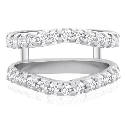 7/8 ct. tw. Diamond Ring Enhancer in 14K White Gold
