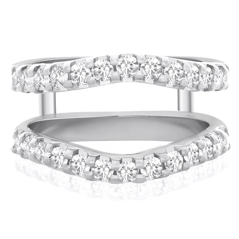 7/8 ct. tw. Diamond Ring Enhancer in 14K White Gold – Image 1 of 4