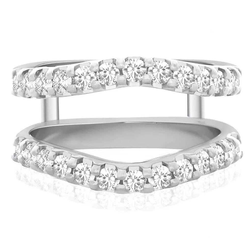 7/8 ct. tw. Diamond Ring Enhancer in 14K White Gold – Image 1 of 4