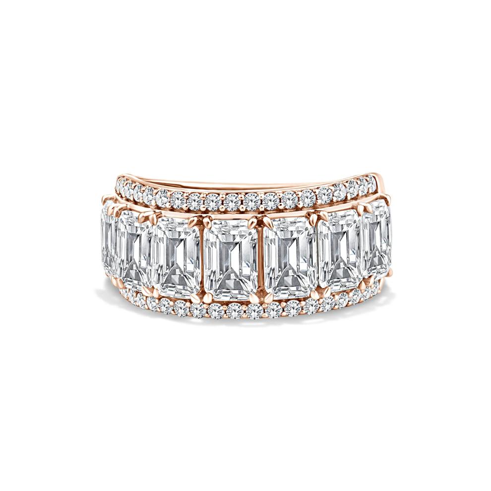 Lab Grown Diamond Anniversary Band in 14K Rose Gold (5 1/4 ct. tw.) – Image 1 of 4