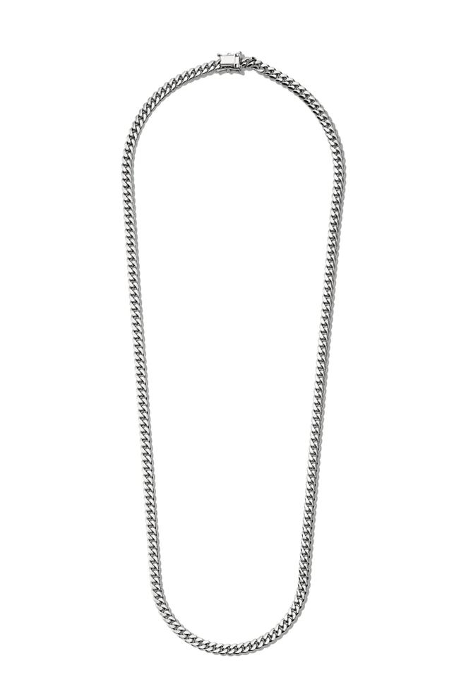 Miami Cuban Chain in 14K White Gold, 5MM, 24&rdquo; – Image 2 of 5
