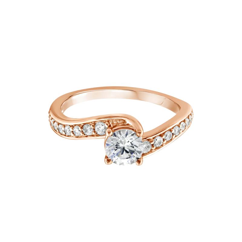 Diamond Engagement Ring in 14K Rose Gold &#40;1 ct. tw.&#41; – Image 1 of 3