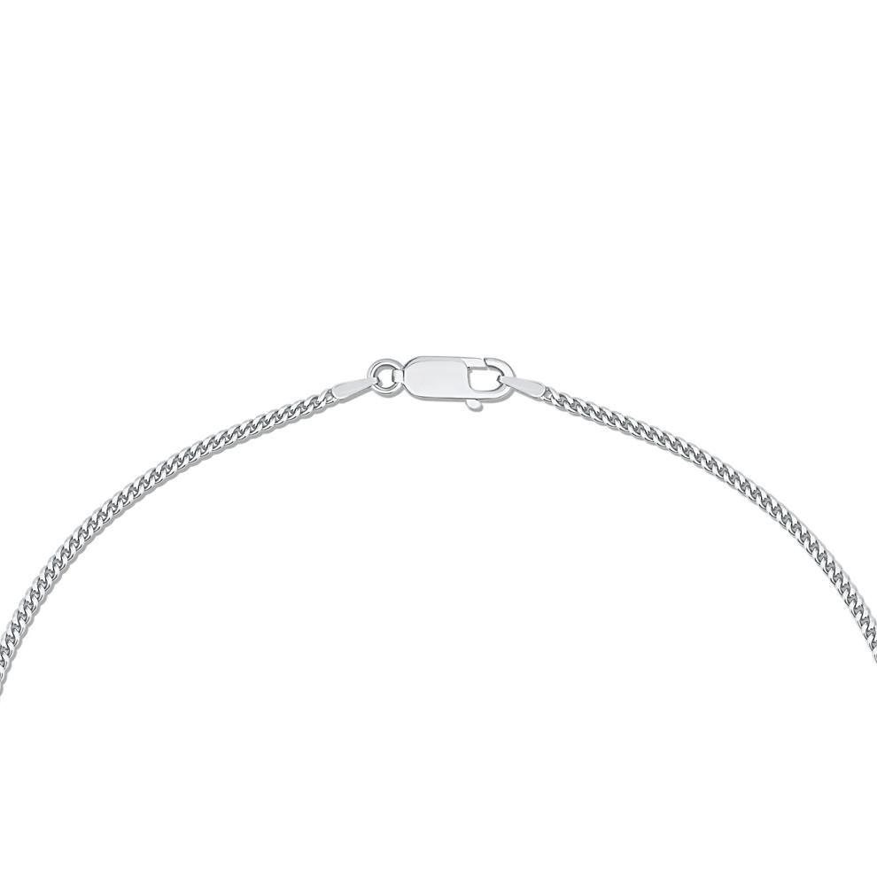 Black &amp; White Diamond Accent Longhorn Pendant Necklace in Sterling Silver – Image 2 of 4