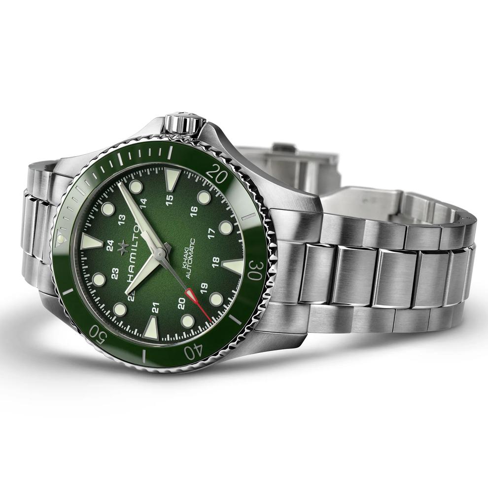 Khaki Navy Scuba Auto Watch with Stainless Steel Bracelet – Image 2 of 4