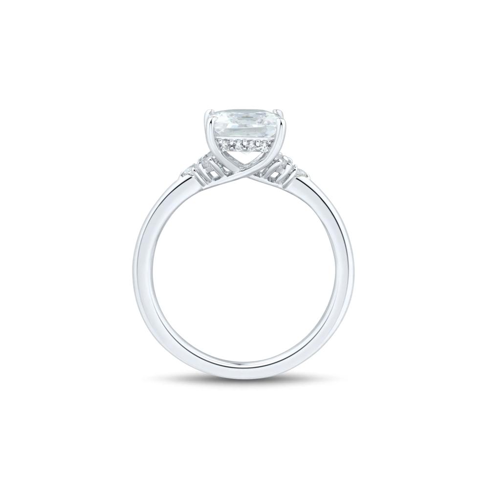 Lab Grown Diamond Princess-Cut Engagement Ring in 14K White Gold (2-1/3 ct. tw.) – Image 2 of 3