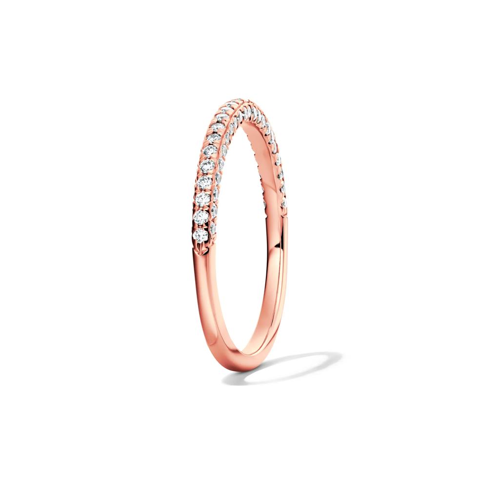 Brooke Lab Grown Diamond Brooke Wedding Band in 14K Rose Gold (3/8 ct. tw.) – Image 3 of 4