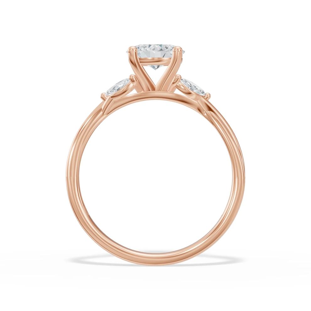 Lab Grown Diamond Round Engagement Ring in 14K Rose Gold (1 1/4 ct. tw.) – Image 2 of 4