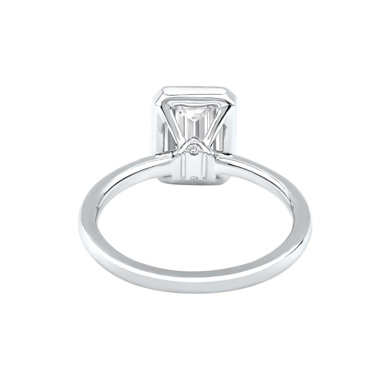 Kira Lab Grown Diamond Emerald-Cut Engagement Ring in 14K White Gold &#40;2 1/2 ct. tw.&#41; – Image 4 of 5