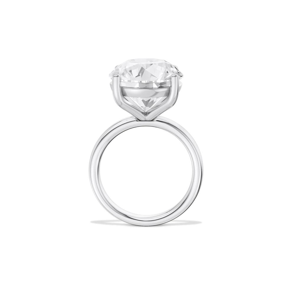 Lab Grown Diamond Round Solitaire Ring in 14K White Gold (9 ct.) – Image 2 of 4