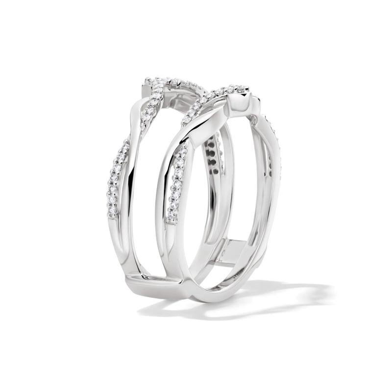 Diamond Ring Enhancer in 10K White Gold &#40;1/5 ct. tw.&#41; – Image 3 of 4