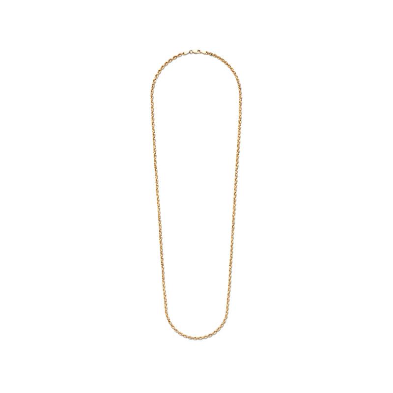 Solid Silk Rope Chain in 14K Yellow Gold, 30" – Image 2 of 2