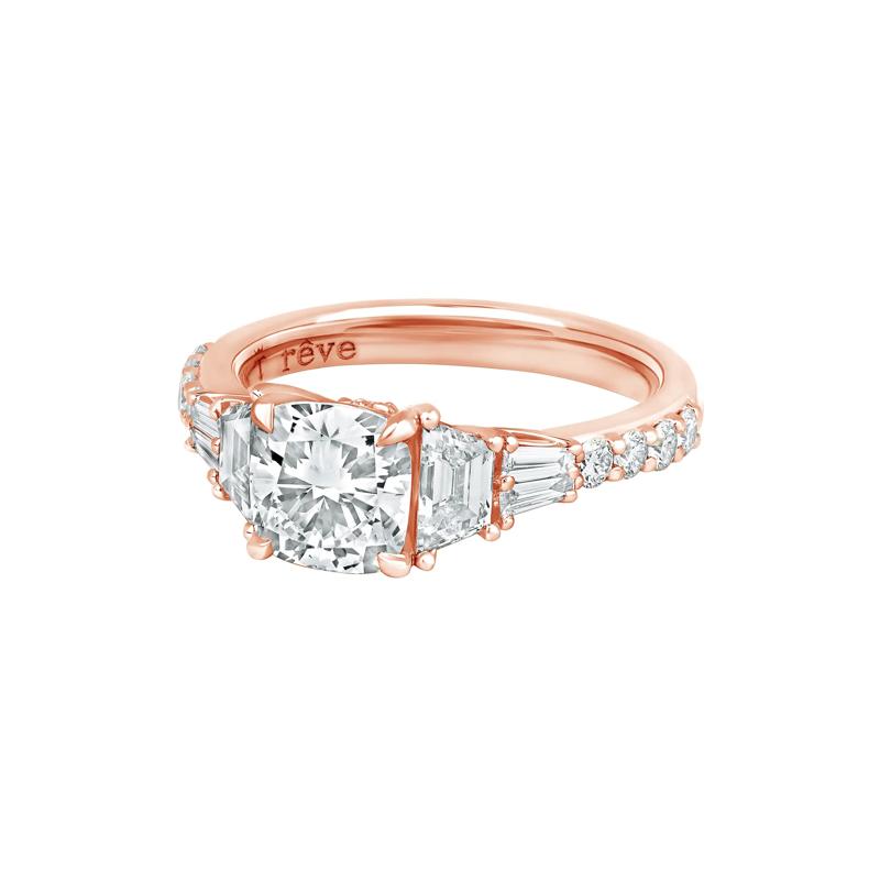 Sierra Lab Grown Diamond Engagement Ring in 14K Rose Gold &#40;2 5/8 ct. tw.&#41; – Image 4 of 4