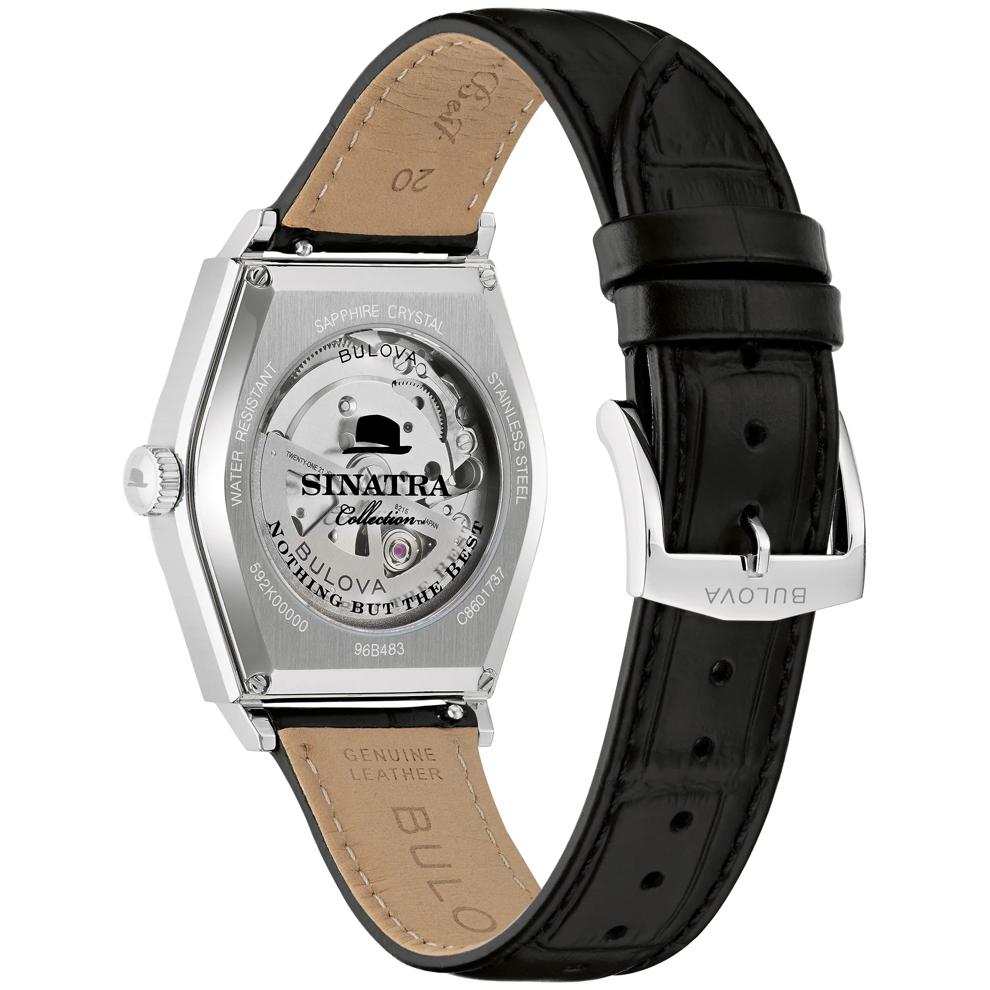 Men's Frank Sinatra Watch With a Black Leather Strap – Image 3 of 3