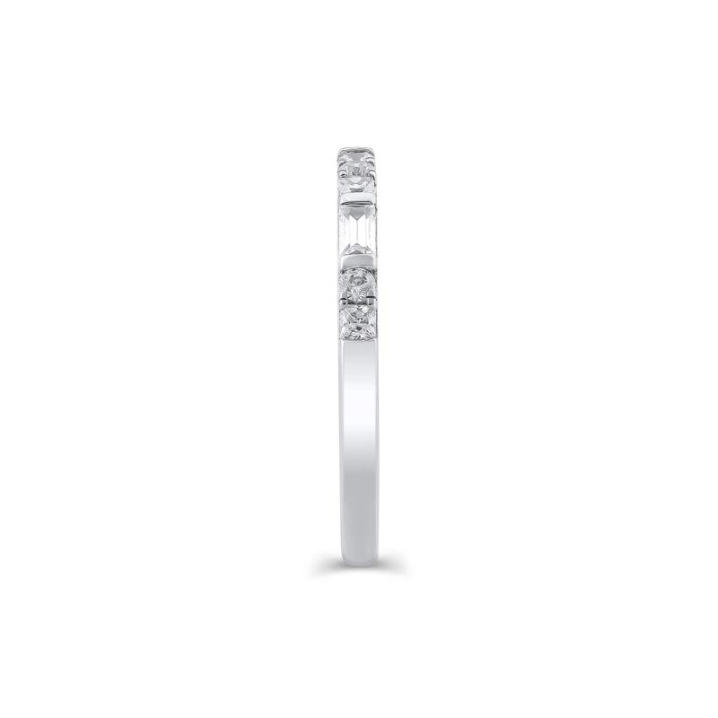 Lab Grown Diamond Mixed Shape Anniversary Band in 10K White Gold &#40;1/2 ct. tw.&#41; – Image 3 of 3
