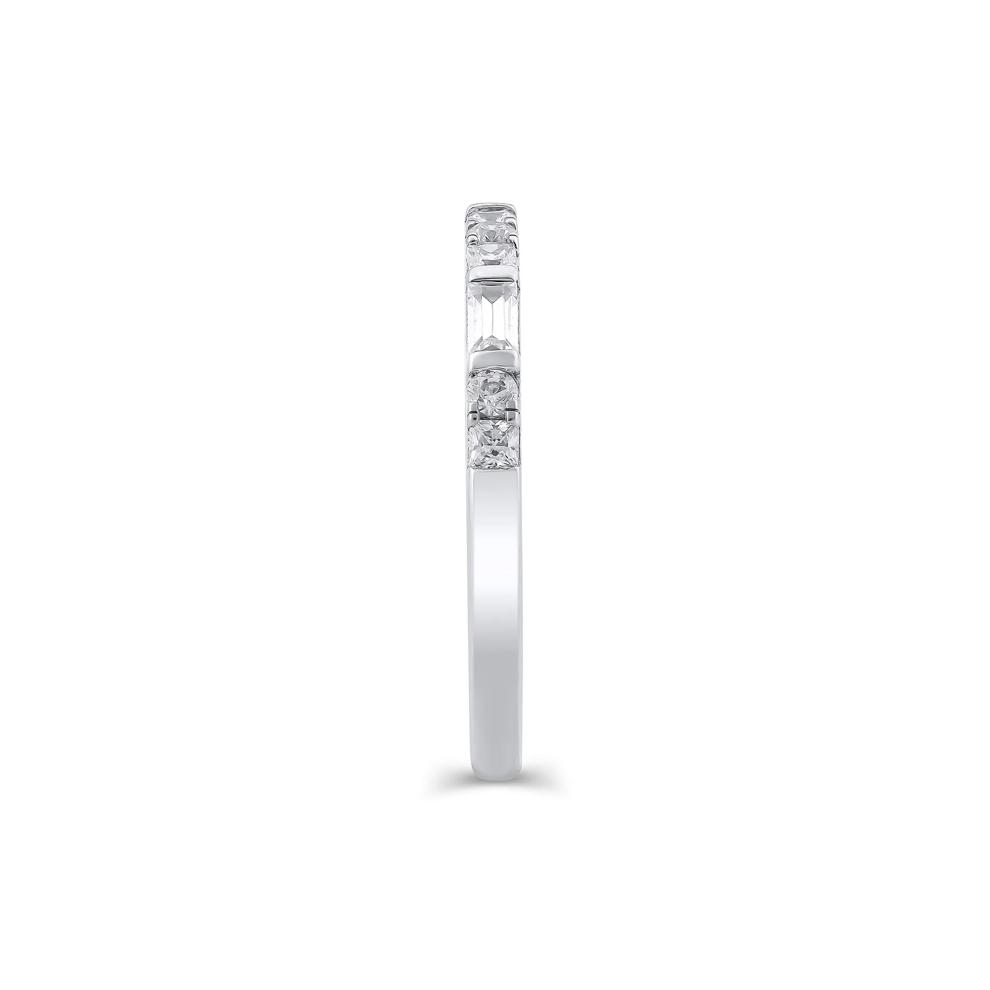 Lab Grown Diamond Mixed Shape Anniversary Band in 10K White Gold (1/2 ct. tw.) – Image 3 of 3