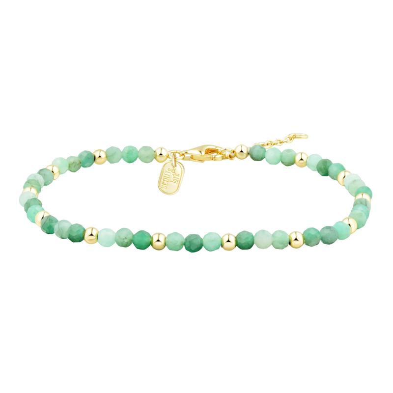 Emerald Bead Bracelet in Vermeil – Image 2 of 4
