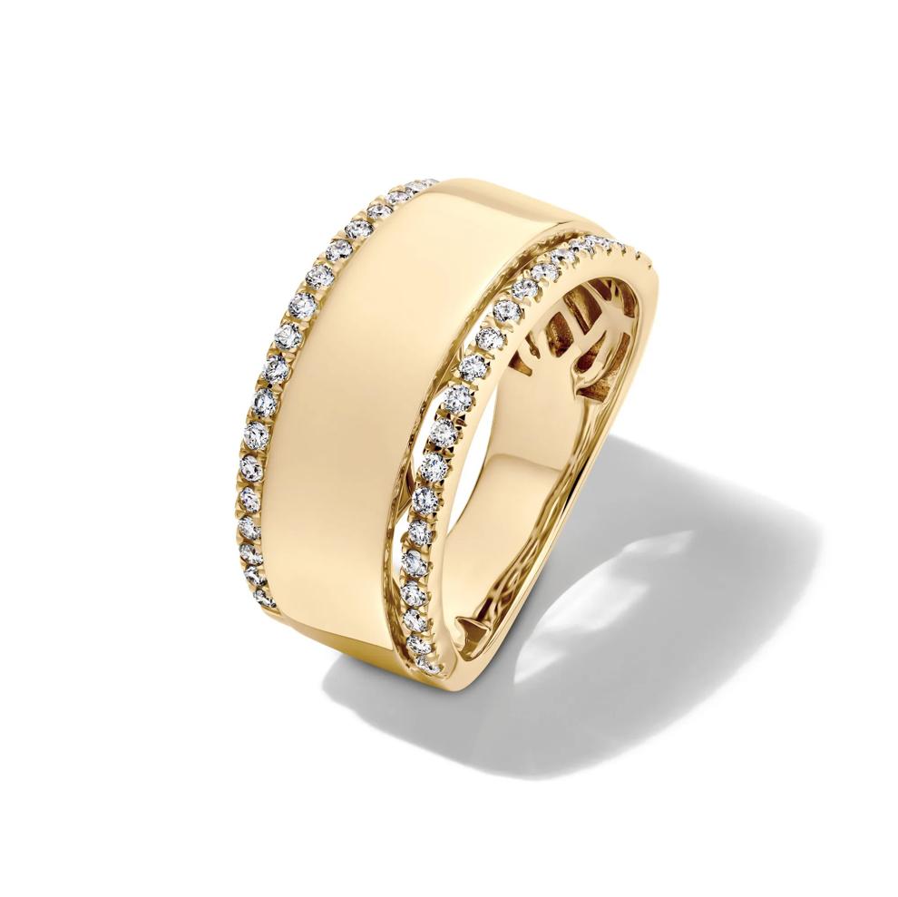 Lab Grown Diamond High Polish Band in 10K Yellow Gold (1/3 ct. tw.) – Image 4 of 4