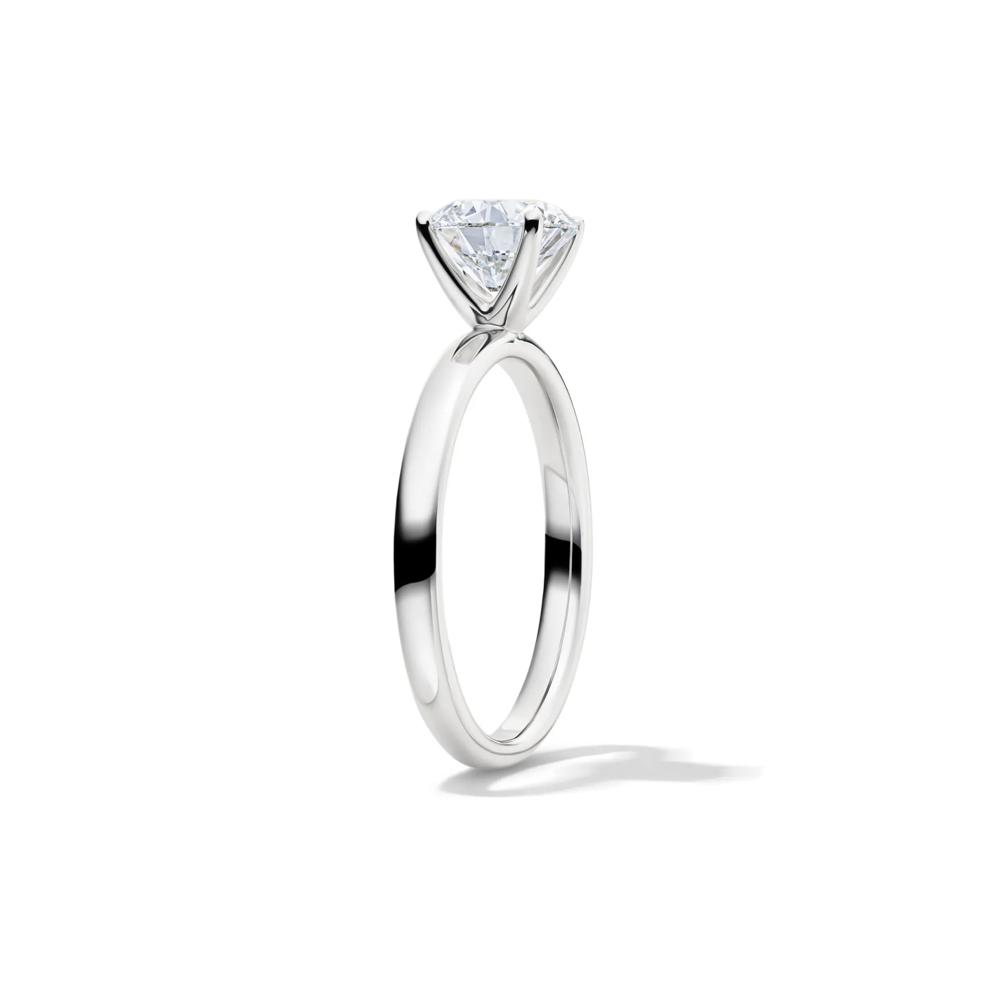 Diamond Round Brilliant Cut Solitaire Engagement Ring in 14K White Gold (1 1/2 ct.) – Image 3 of 5