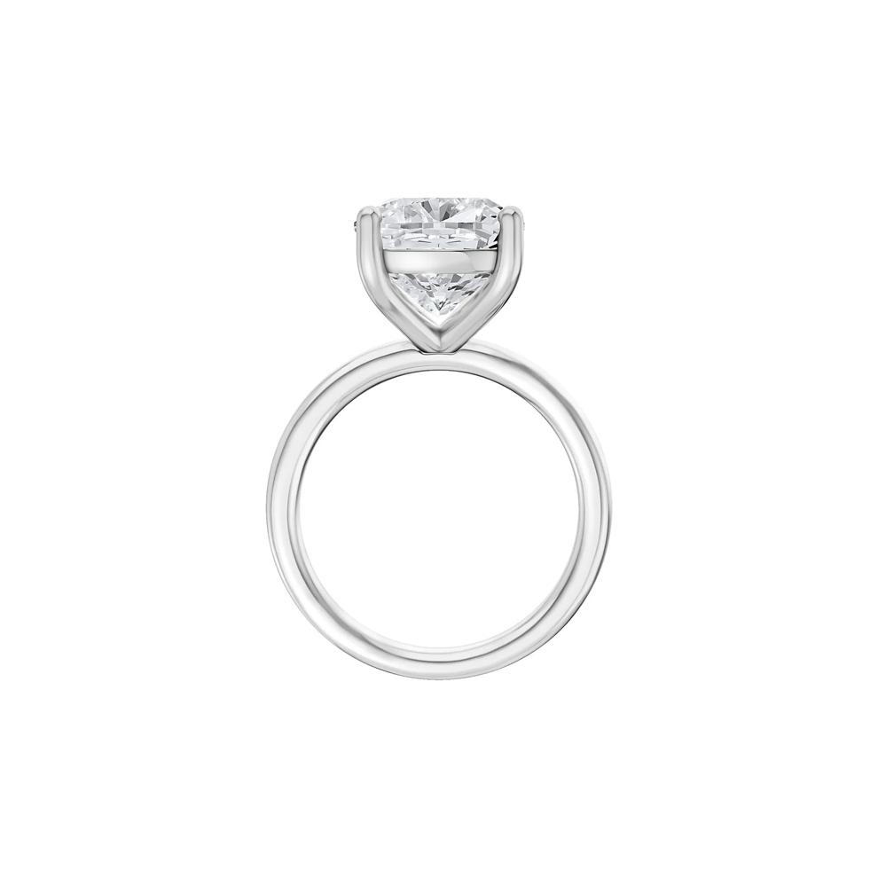 Lab Grown Diamond Elongated Cushion-Cut Engagement Ring in 14K White Gold (6 ct. tw.) – Image 2 of 4