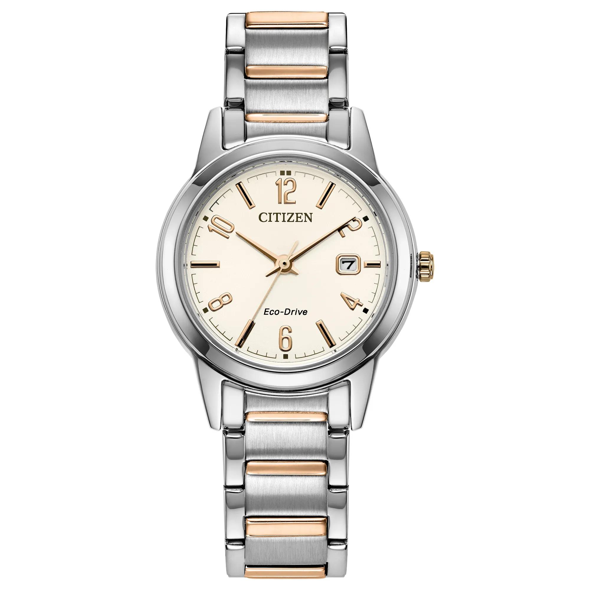 Citizen® Eco™ Ladies' Watch in Stainless Steel with Rose Gold Tone
