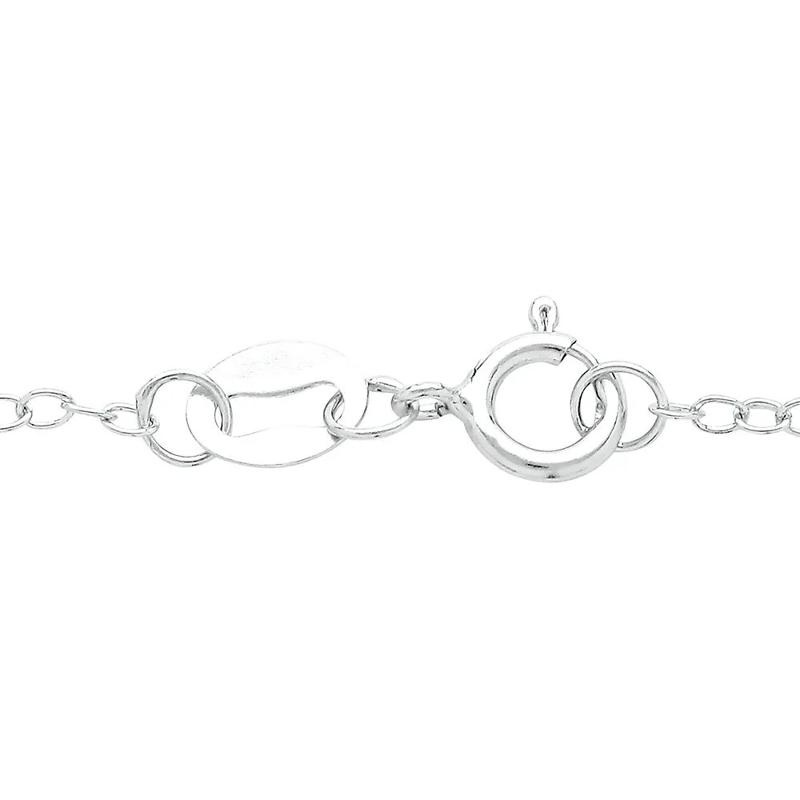 Diamond Butterfly Pendant in Sterling Silver – Image 4 of 4