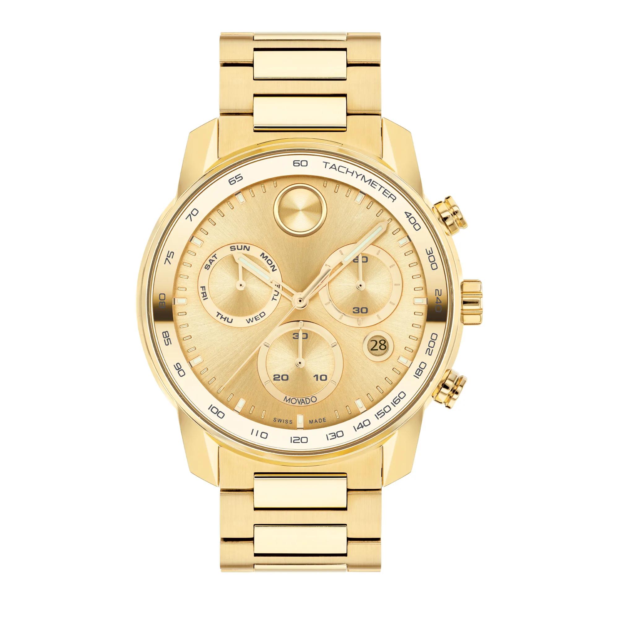 Movado® BOLD Verso Men's Watch in Yellow Gold-Tone