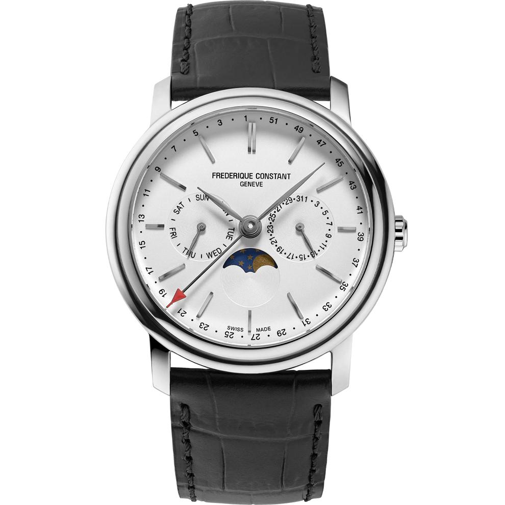 Men's Classics Index Business Timer Watch in Black Leather – Image 1 of 3