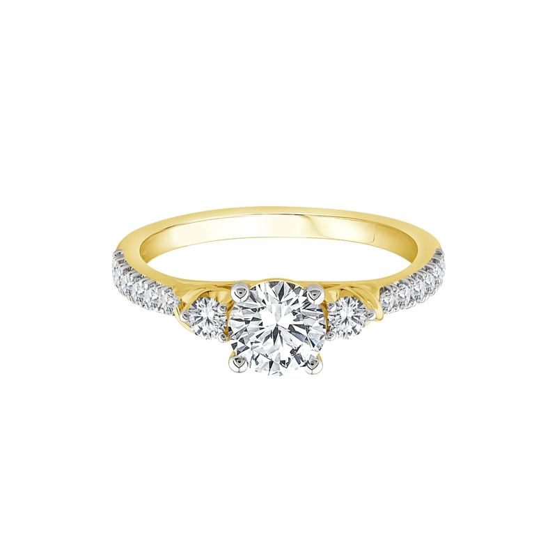 Diamond Engagement Ring in 14K Yellow Gold &#40;1 1/3 ct. tw.&#41; – Image 1 of 3