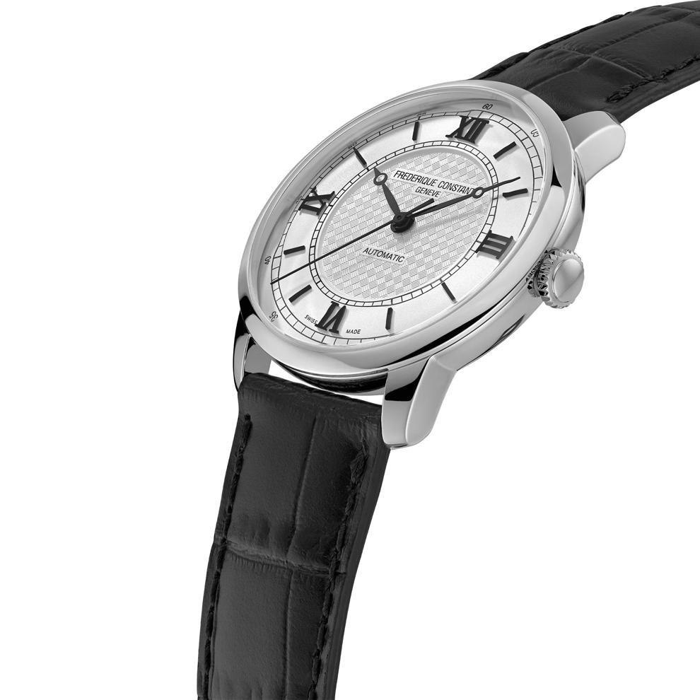 Gent's Classics Premiere Watch in Black Leather – Image 2 of 3