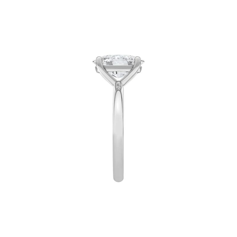 Lab Grown Diamond Elongated Cushion-Cut Engagement Ring in Platinum (5 ct. tw.) – Image 3 of 4