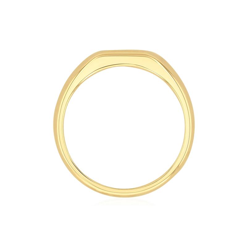Men&#39;s Diamond Accent Ring in Vermeil, 4MM – Image 2 of 3