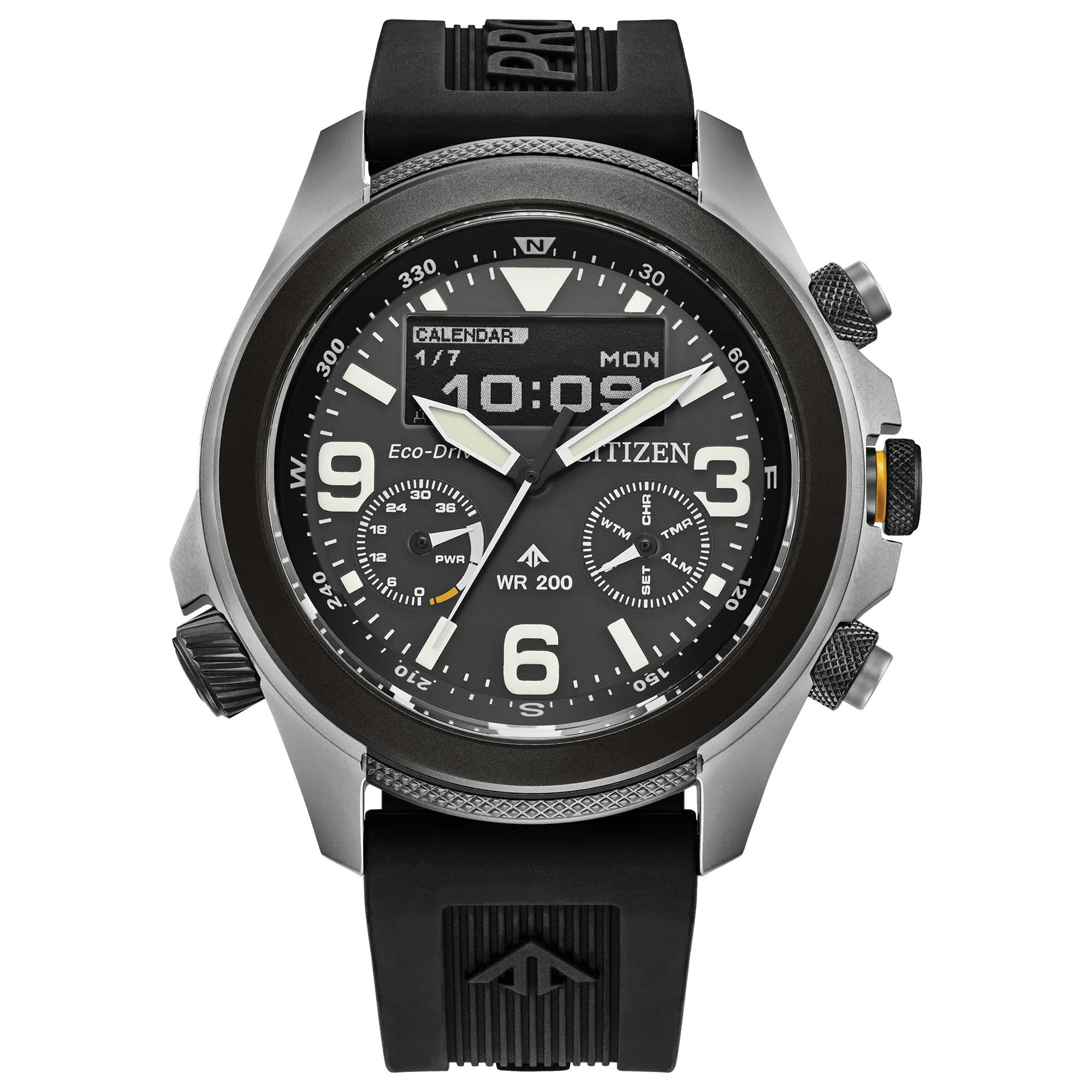 Citizen® Men's Promaster Land U822 in Black Polyurethane and