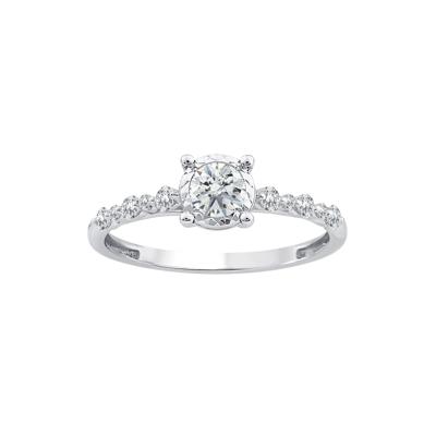 Lab Grown Diamond Promise Ring in 10K White Gold (1/2 ct. tw.)