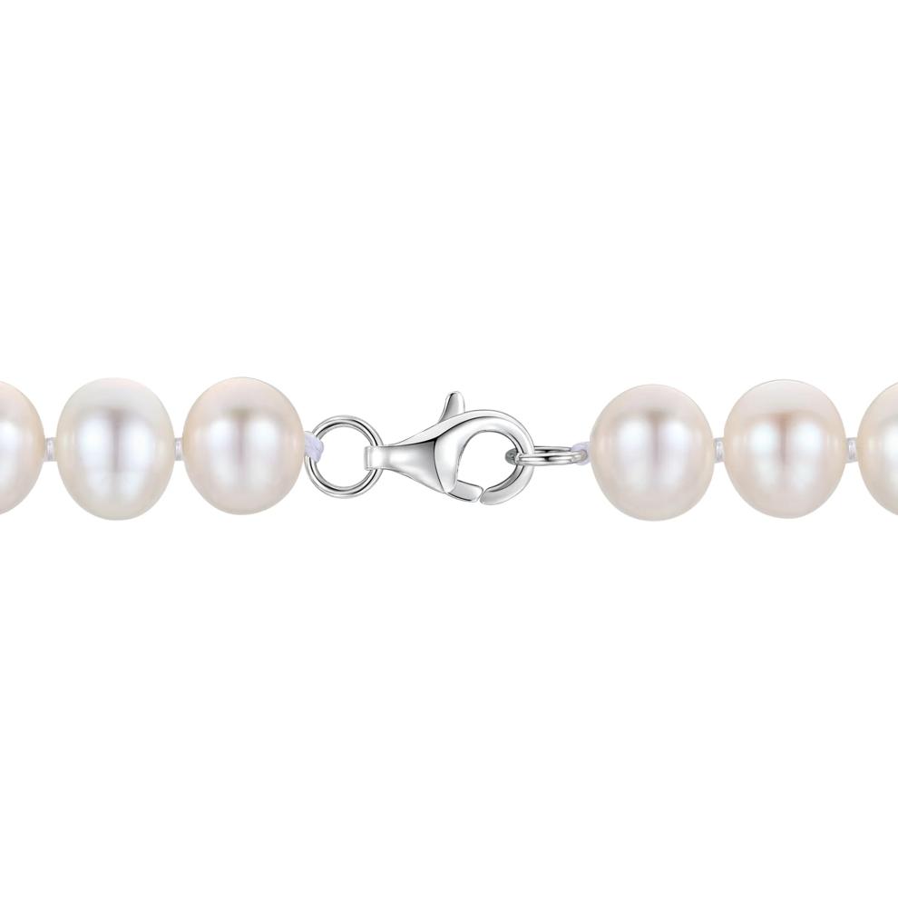 Freshwater Cultured White Button Pearl Box Set in Sterling Silver – Image 5 of 5