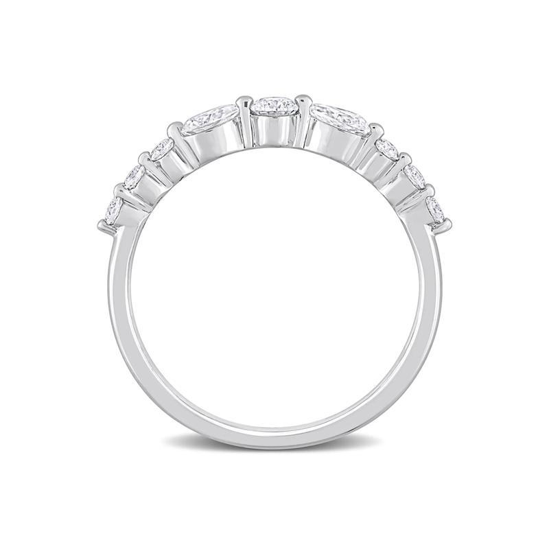 Moissanite Band in Sterling Silver &#40;2/5 ct. dew&#41; – Image 2 of 5