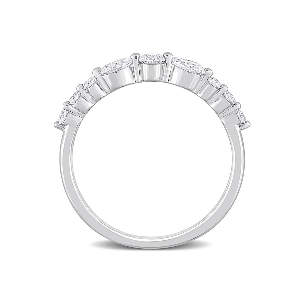 Moissanite Band in Sterling Silver (2/5 ct. dew) – Image 2 of 5