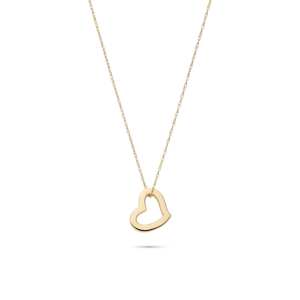Heart Pendant in 14K Yellow Gold – Image 1 of 4