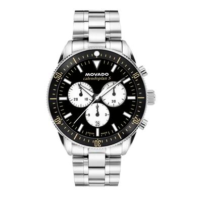 Men's Calendoplan S Chronograph Watch in Stainless Steel