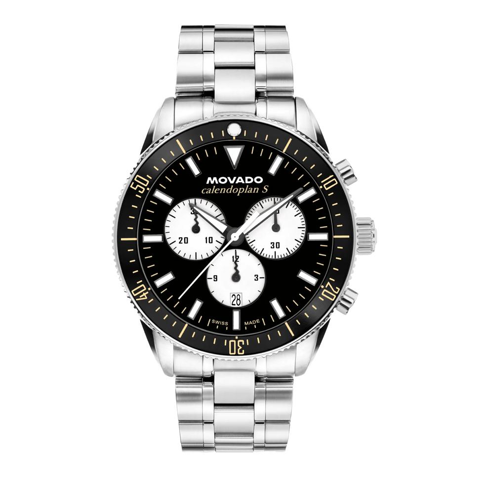 Men's Calendoplan S Chronograph Watch in Stainless Steel – Image 1 of 3