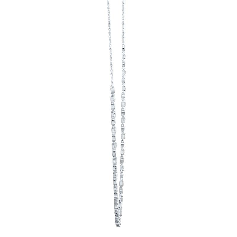 Lab Grown Diamond Tennis Necklace in 14K White Gold &#40;2 ct. tw.&#41; – Image 2 of 3