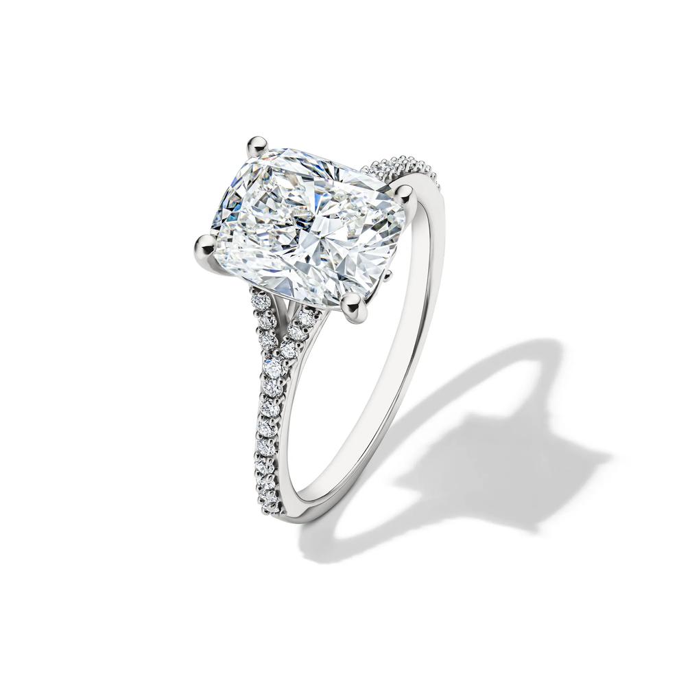 Lab Grown Diamond Engagement Ring in 14K White Gold (3 1/4 ct. tw.) – Image 4 of 4
