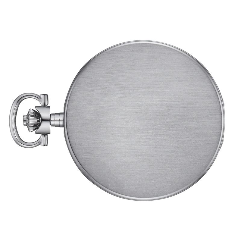 Savonnette Men&#39;s Pocket Watch in Stainless Steel with Blue Gradient Dial, 49MM – Image 3 of 5