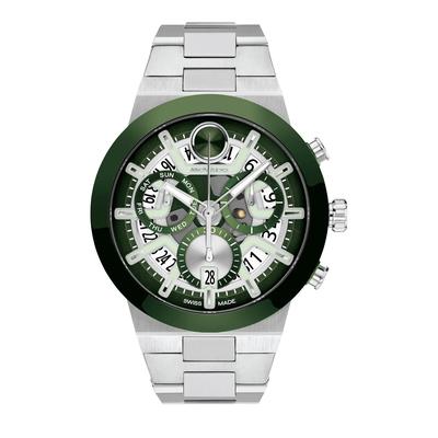 Men's Fusion Chrono Watch in Stainless Steel, 45mm