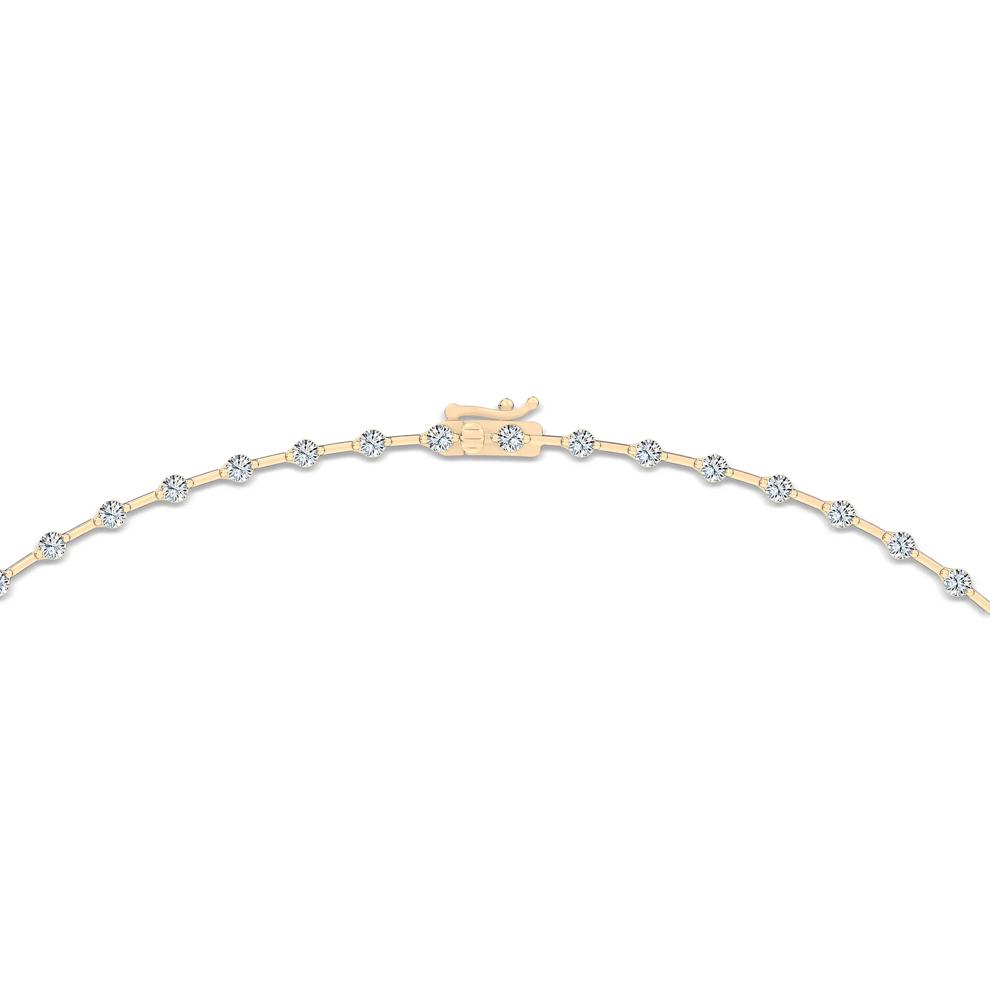 Lab Grown Diamond Sticks &amp; Stones Necklace in 14K Yellow Gold (3 1/2 ct. tw.) – Image 2 of 4