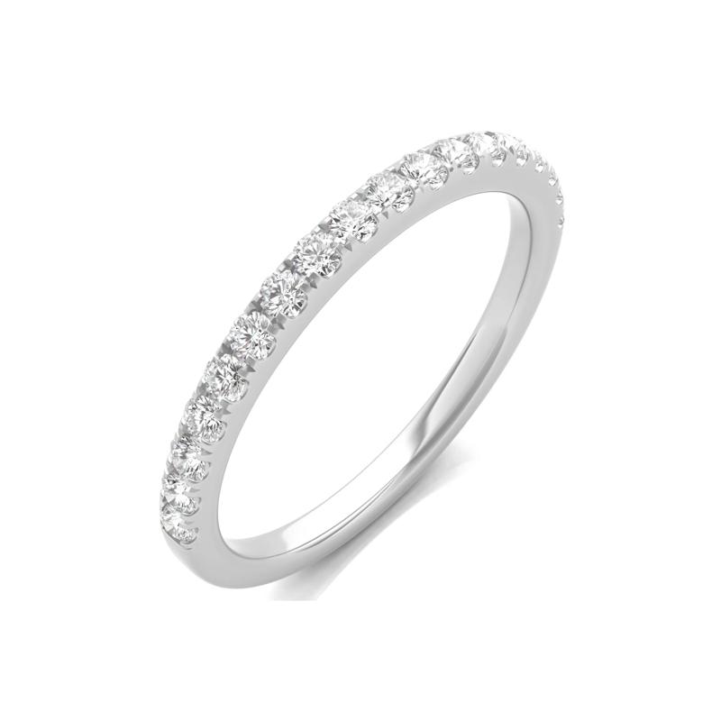 Lab Grown Diamond Oval Bridal Set in 14K White Gold &#40;3 1/2 ct. tw.&#41; – Image 6 of 6