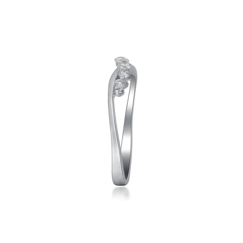 Diamond Ring in 10K White Gold &#40;1/5 ct. tw.&#41; – Image 3 of 5